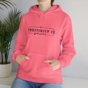 🌟 "Positivity is Power" – Light & Energy Unisex Heavy Blend™ Hooded Sweatshirt 🌟