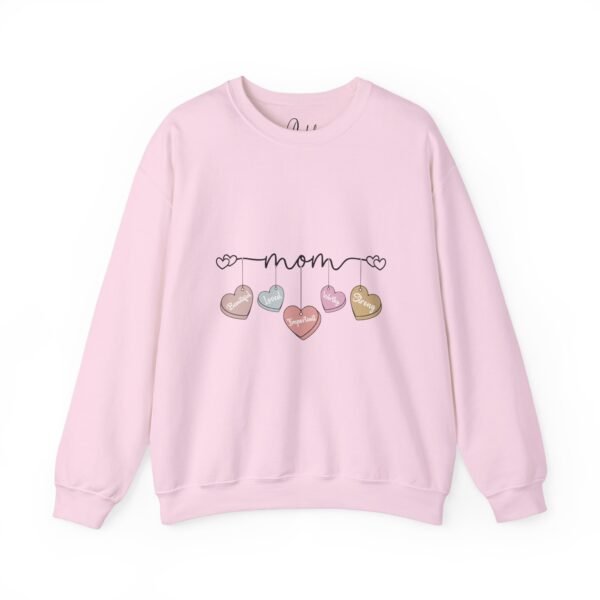 💖 "Mom – Beautiful, Loved, Important, Worthy, Strong" Heavy Blend™ Crewneck Sweatshirt 💖 - Image 2