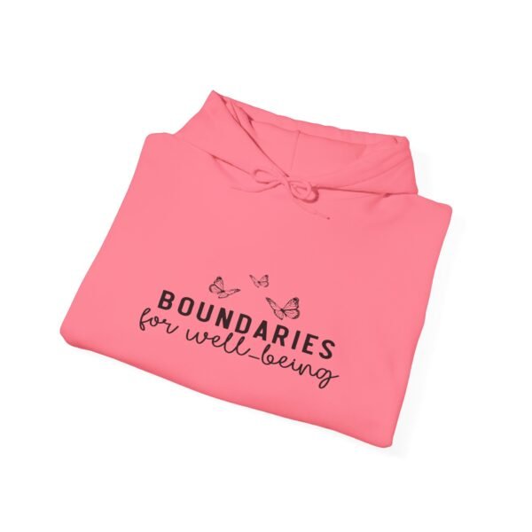 🛑 "Boundaries for Well-Being" – Self-Care & Empowerment Unisex Heavy Blend™ Hooded Sweatshirt 🛑 - Image 5