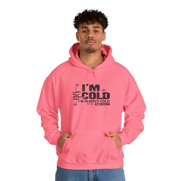 🧊 "Yes, I'm Cold – Always Cold, Me 24/7" Cozy Unisex Heavy Blend™ Hooded Sweatshirt ❄️ - Image 37