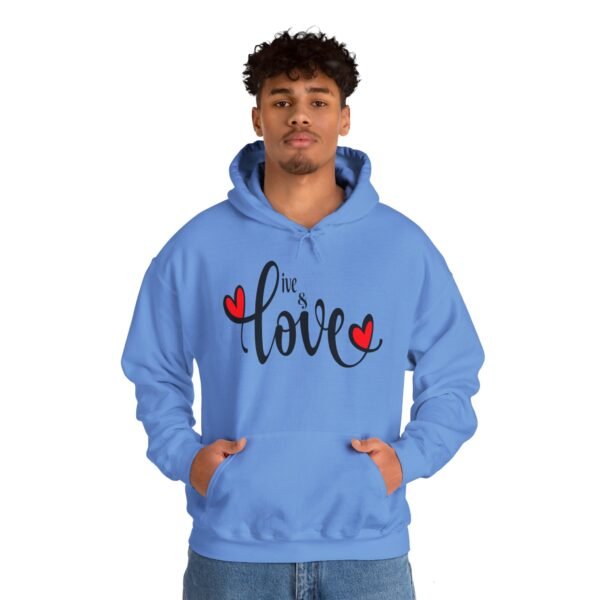 ❤️ "Live & Love"– Wear Love, Live Fully ✨Unisex Heavy Blend™ Hooded Sweatshirt - Image 22