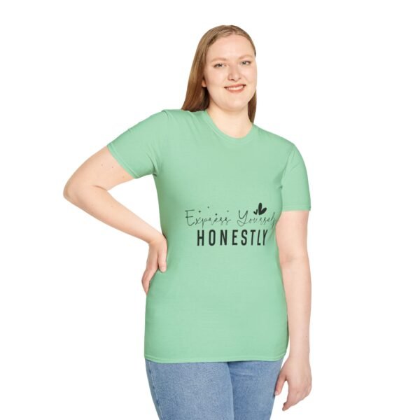 🗣️ "Express Yourself Honestly" – Be Bold, Be You ✨Unisex Soft style T-Shirt - Image 44