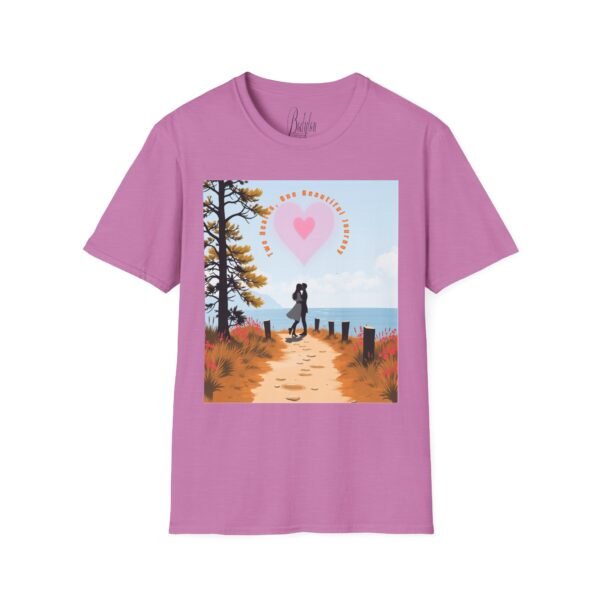 💑 "Two Hearts – One Beautiful Journey"  – Love, Unity & Forever ❤️Unisex T-Shirt for Lovers & Couples - Image 19