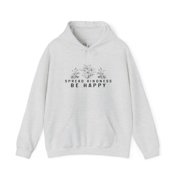 🌟 "Spread Kindness, Be Happy" – Shine Your Light Everywhere🌟Unisex Heavy Blend™ Hooded Sweatshirt💛 - Image 2